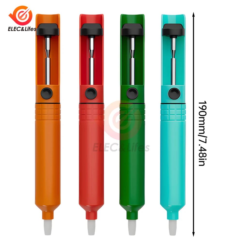 Plastica Potente Pompa Dissaldatrice Aspirazione Stagno Saldatore Sottovuoto Dissaldatore Pistola Saldatura Ventosa Penna Rimozione Strumenti di Saldatura A Mano