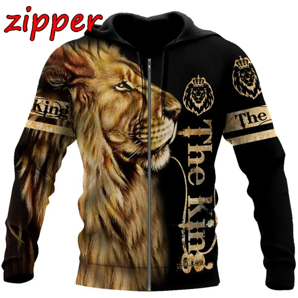 Animal Tiger 3D printed Fashion Men's Harajuku Streetwear Zipper shirt Fall Sweatshirt Neutral casual jacket Sportswear coat