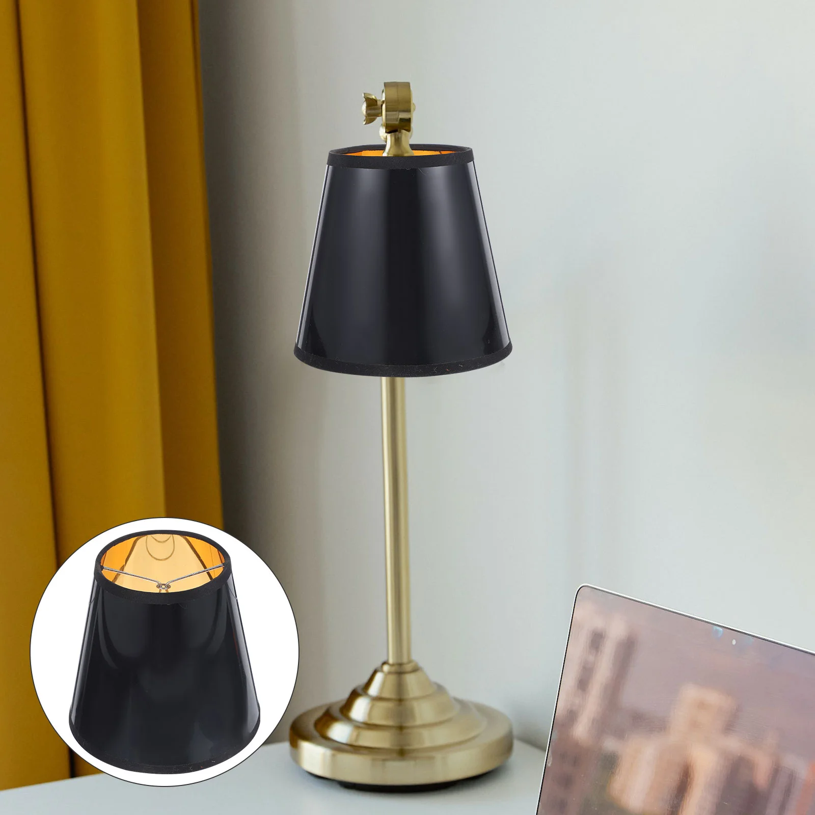 Light Covers Lamp Shade Barrel Shades Lamps Lampshade for Wall Desk Black Supply Accessories