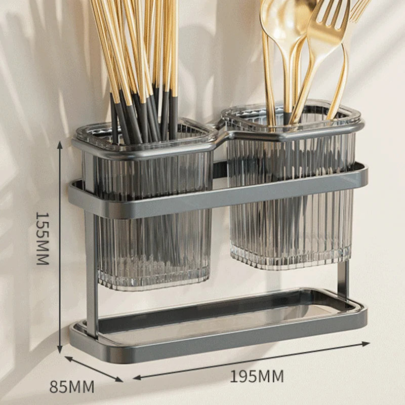 Utensil Holder Chopstick Storage Rack Cutlery Sink Chopsticks Holder Kitchen Spoon Fork Drain Rack Cutlery Storage Organizer