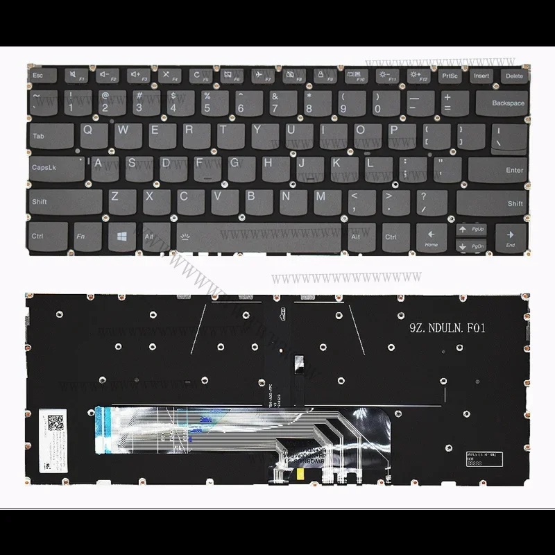 Retroiluminación del teclado del portátil EE EE UU. Yoga 730-13IKB 730-13IWL 730-15IKB 730-15IWL 530-14IKB