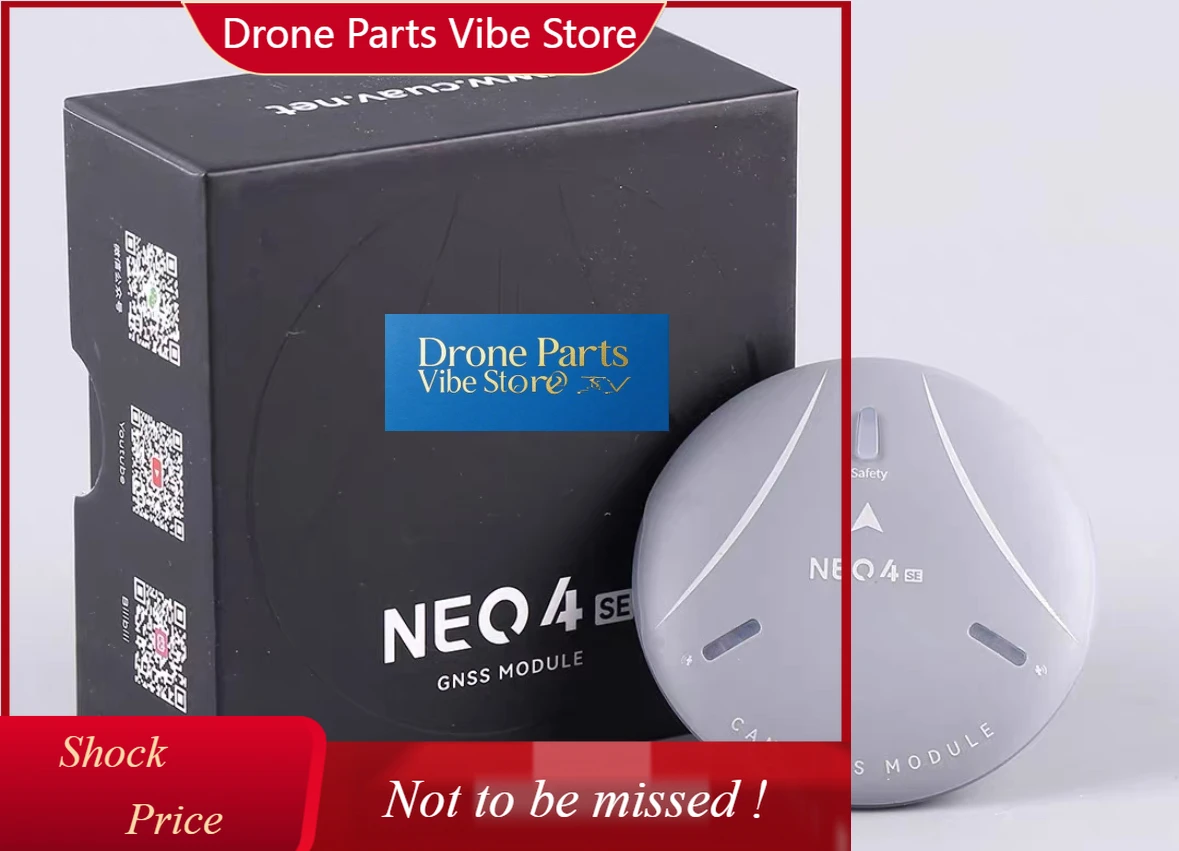 

DParts1CUAV NEO 4SE GNSS DroneCAN Module Built-In ST IIS2MDC Electronic Compass High Precision Navigation For M10 Satellite Rece