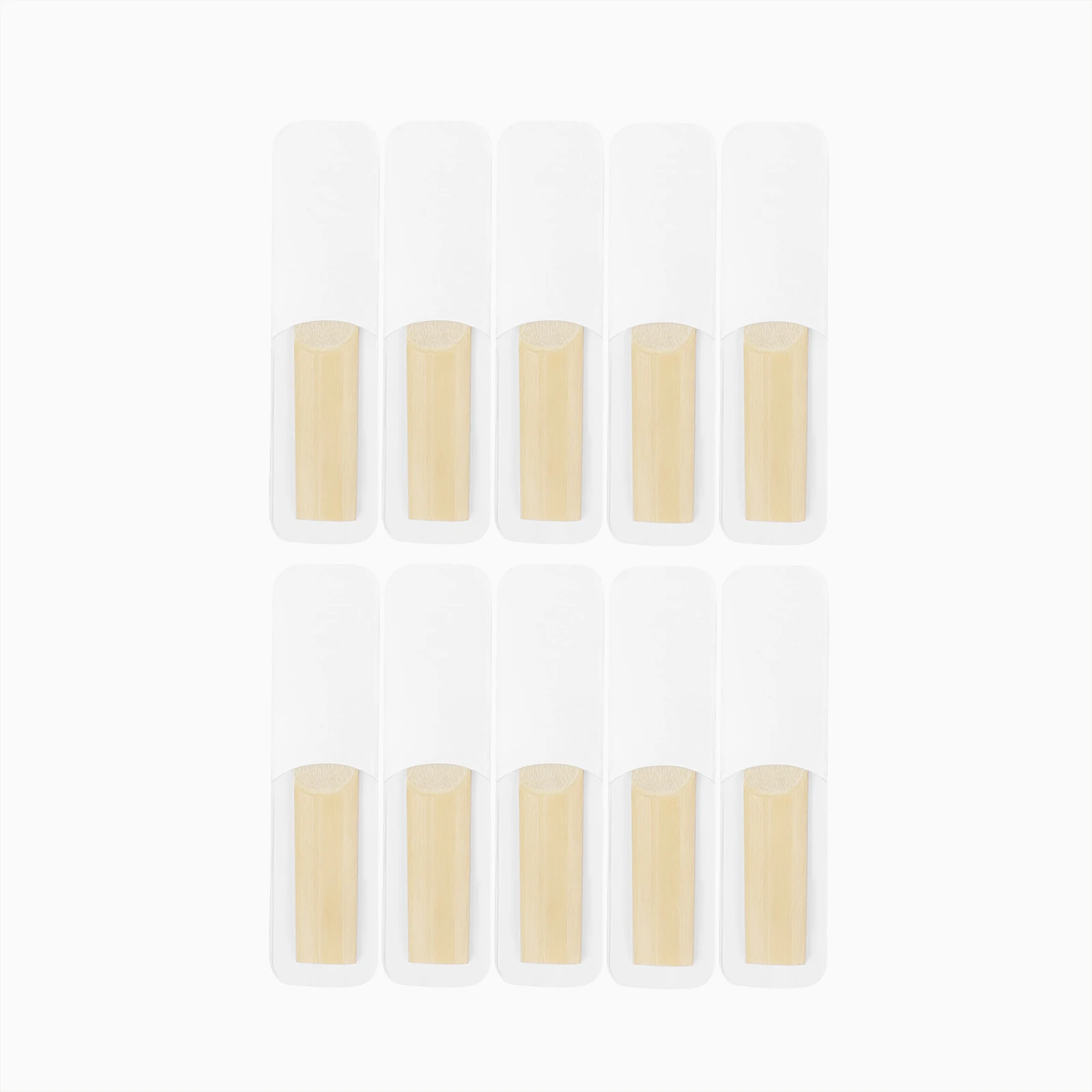 LADE Clarinet Reed 10 Pcs Set Rich Tone With Reed Clips Suitable Performance Practice Clarinet Woodwind Instrument Accessories