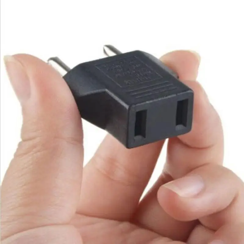 5Pcs US USA to EU Euro Europe AC Power Plug Converter Travel Adapter Charger