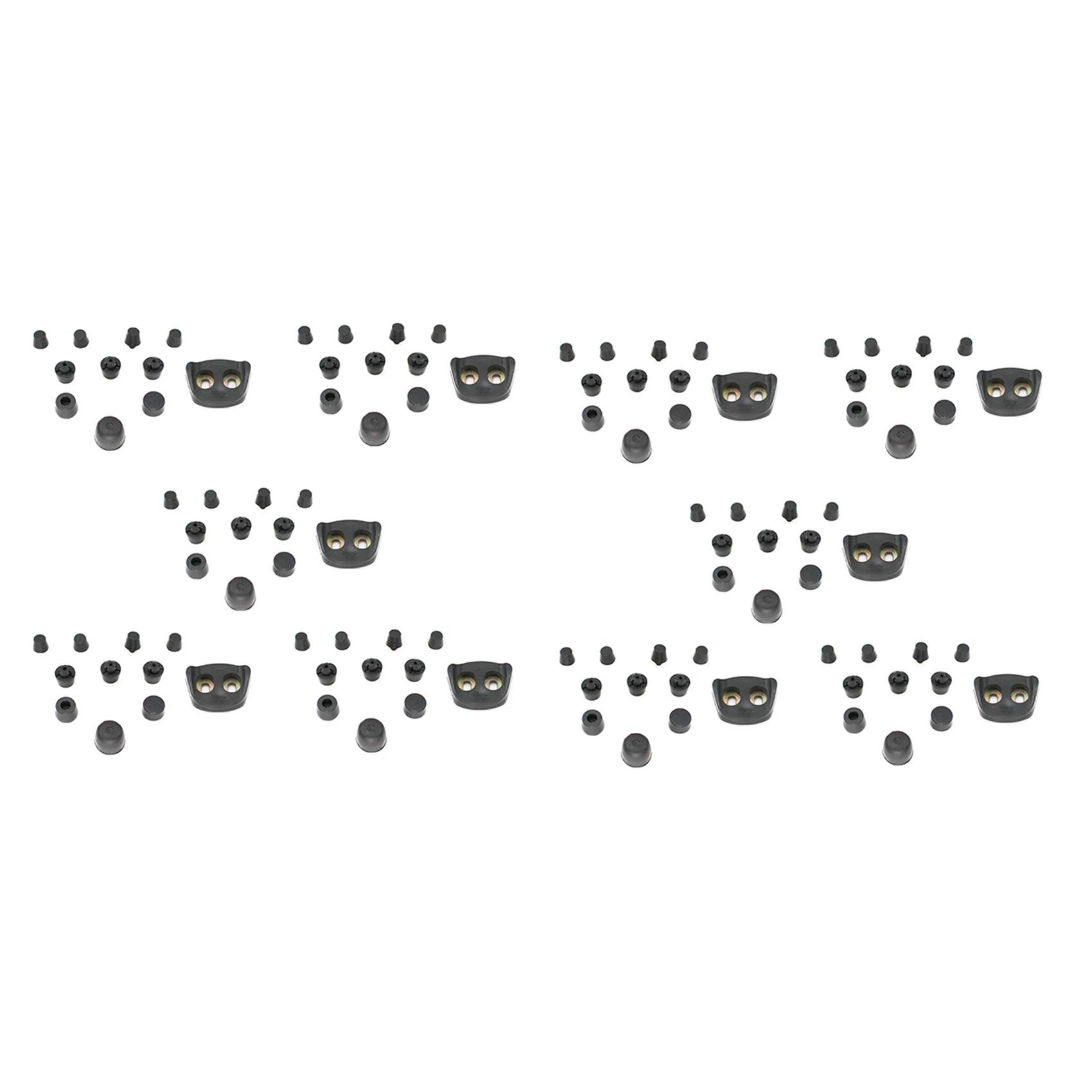 

110 шт., амортизаторы дверей автомобиля, буферная накладка, амортизатор, резиновая для Mitsubishi Pajero Montero V31 V32 V33 V43 V45 V73 V77