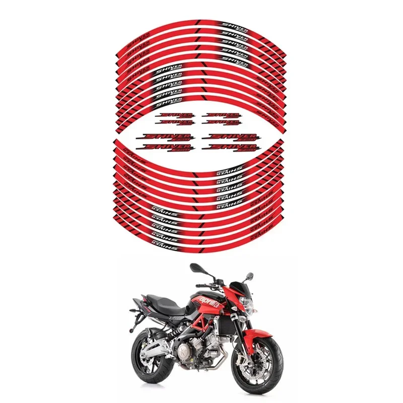 FOR APRILIA Shiver750 Moto Parts Contour Wheel Decoration Decal Sticker - D