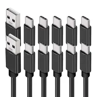 10PCS 25CM 1M 3M 2M Type c Usb-C 2A Fast Quick Charging USb C Charger Cable For Samsung s10 s20 S23 S24 htc lg xiaomi huawei