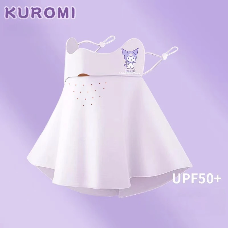 Miniso 正規品 サンリオ マスク 子供用マスク 夏用 薄手 通気性 日焼け止め 日焼け止め UVマスク