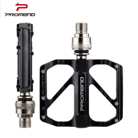 PROMEND Ultralight Pedal 3 Bearings Anti-slip Bearing Quick Release Footboard Aluminum Alloy R27/R67/R67Q Bike Parts Pedal