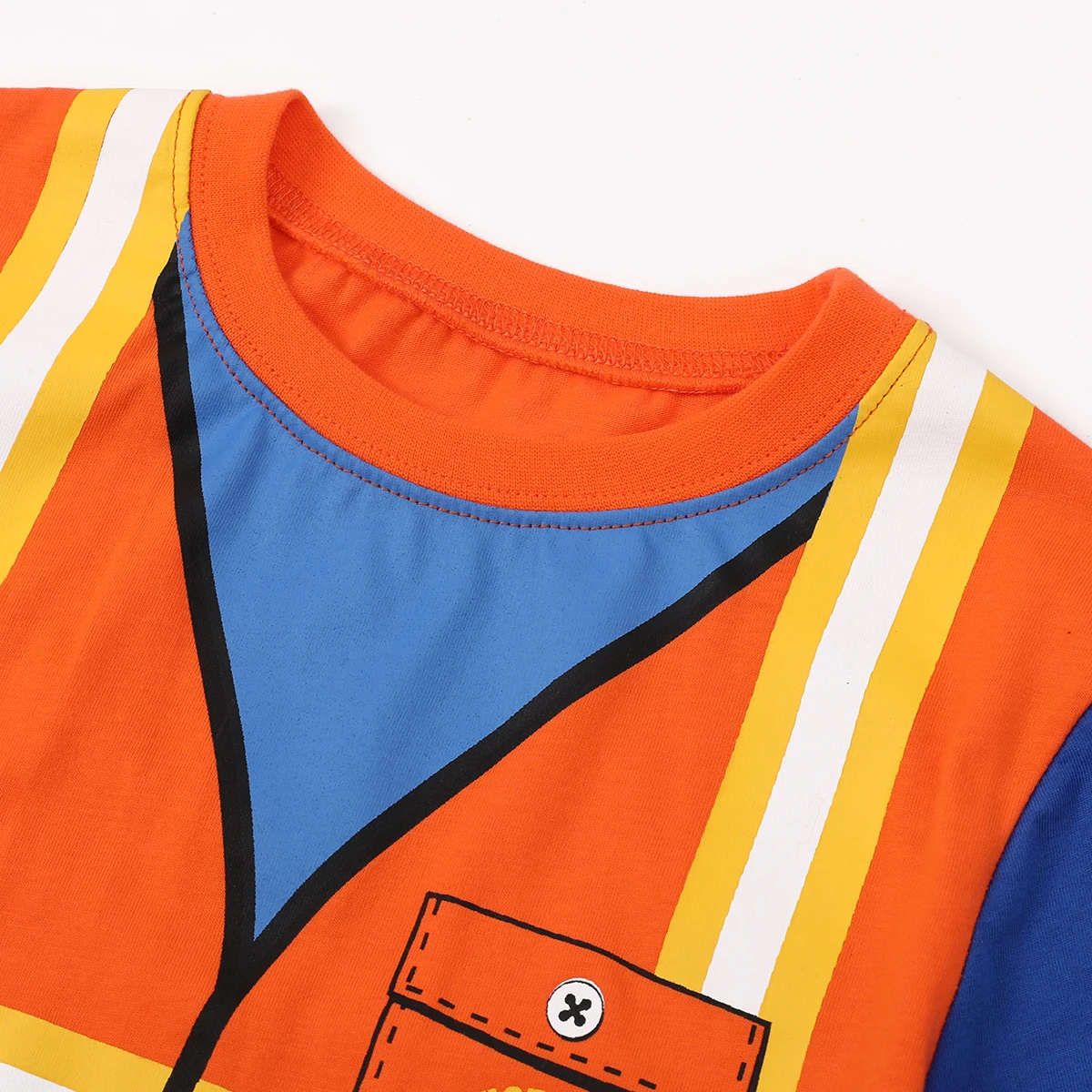 Kids Construction Worker Pajamas Toddler Preppy Handyman Clothes Boys Halloween Costume Girl Preschool Career Day Game Outfits
