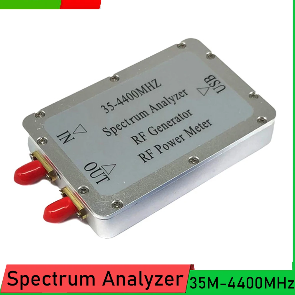 Imagem -02 - Signal Spectrum Analyzer Gerador de Freqüência Simples Varrer Fonte de Sinal rf Power Meter Usb pc Software Control 354400mhz rf