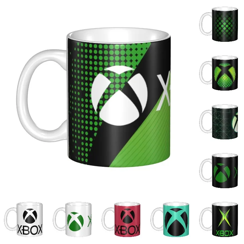 Classic Xbox Gamer Mugs Custom Gamer Gifts Ceramic Coffee Mug Creative Present Men Women Outdoor Work Camping Cups