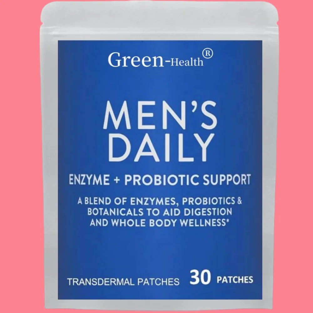 

Mens Daily Digestive Transdermal Patches Support Male Indigestion Relief, Supports Gut