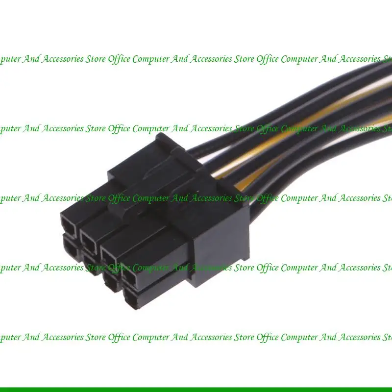 U55c 7 polegadas 2 x Molex 4 pinos a 8 pinos PCI para placa vídeo expressa PCI-E ATX PSU Power Converter Cable-Molex para 8
