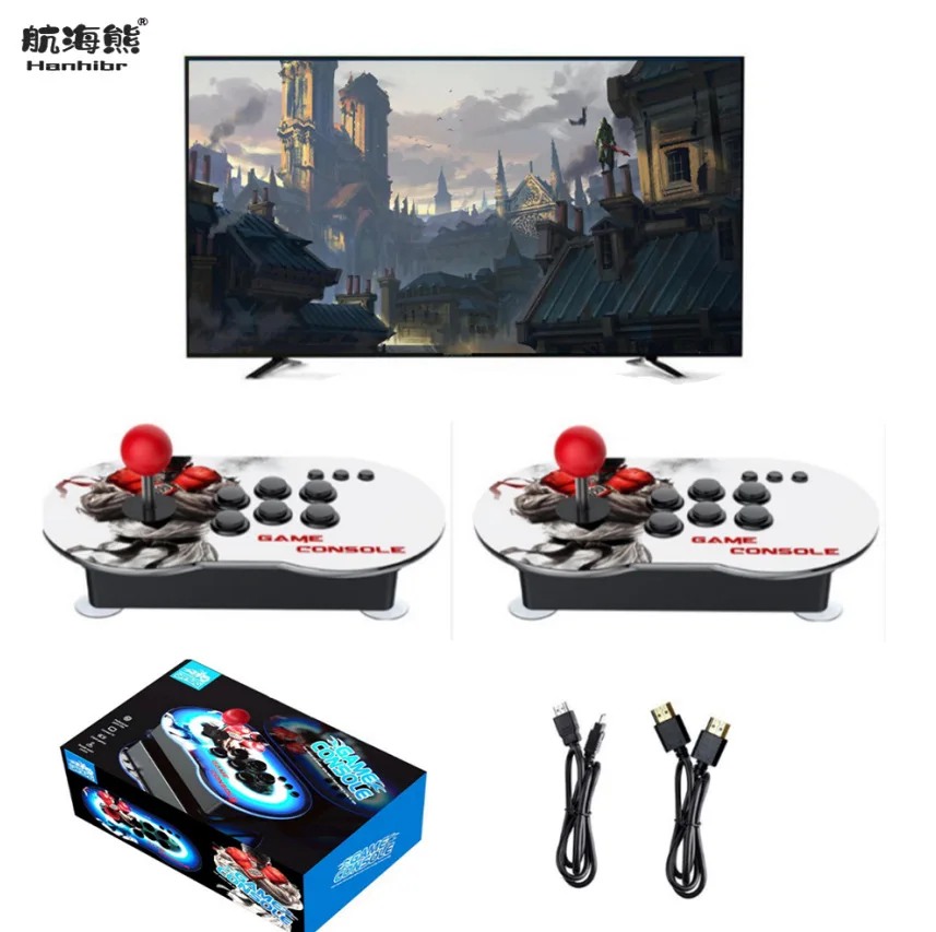 

New HDMI-Compatible Video Game Console Box for Wired/Wireless Joypad Player 32/64G Built-in 10000+ PS1Wish 3D Joystick Button M9