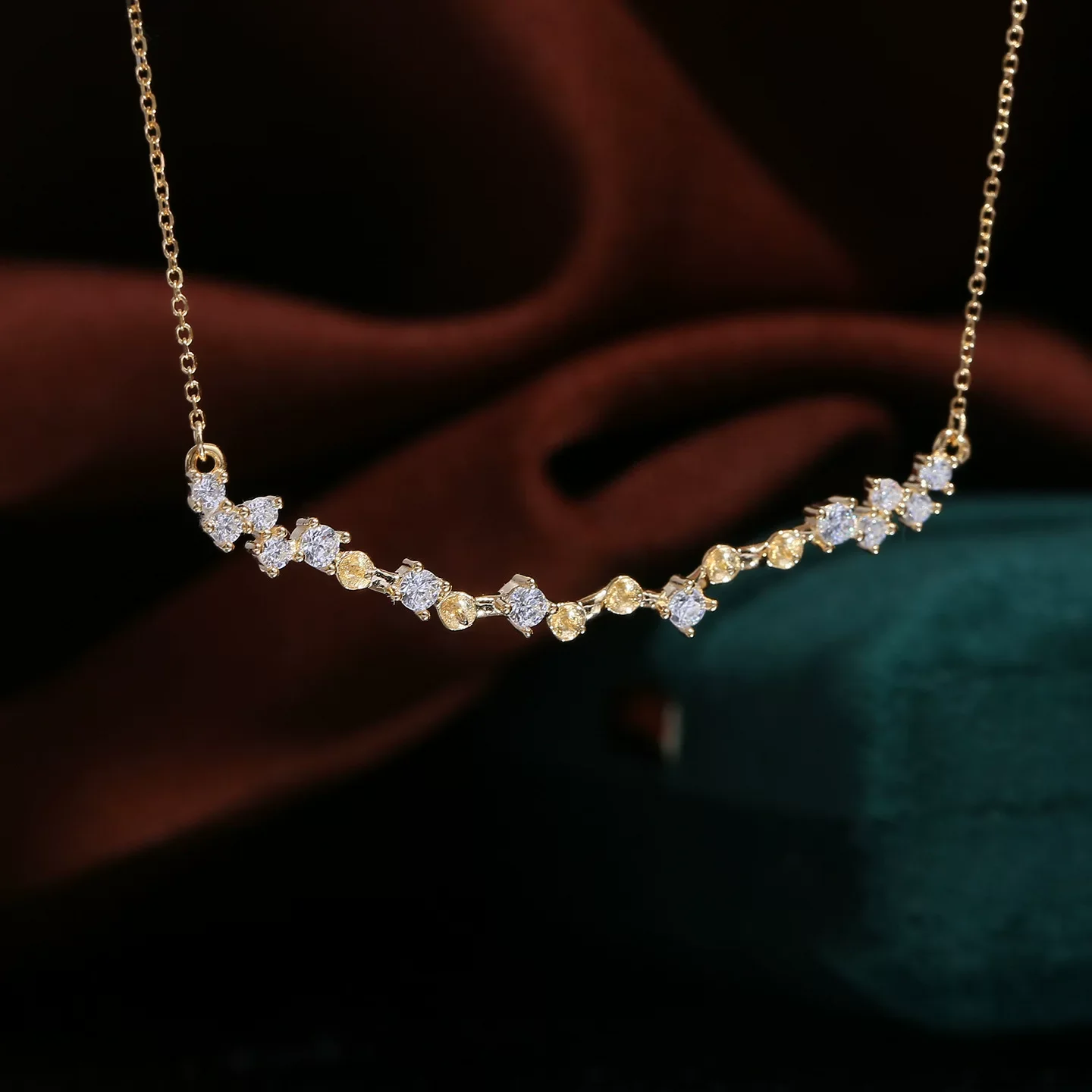49 Sterling silver pearl necklace with empty setting, multiple pearl pendants, and silver setting accessories, 3.5-4mm
