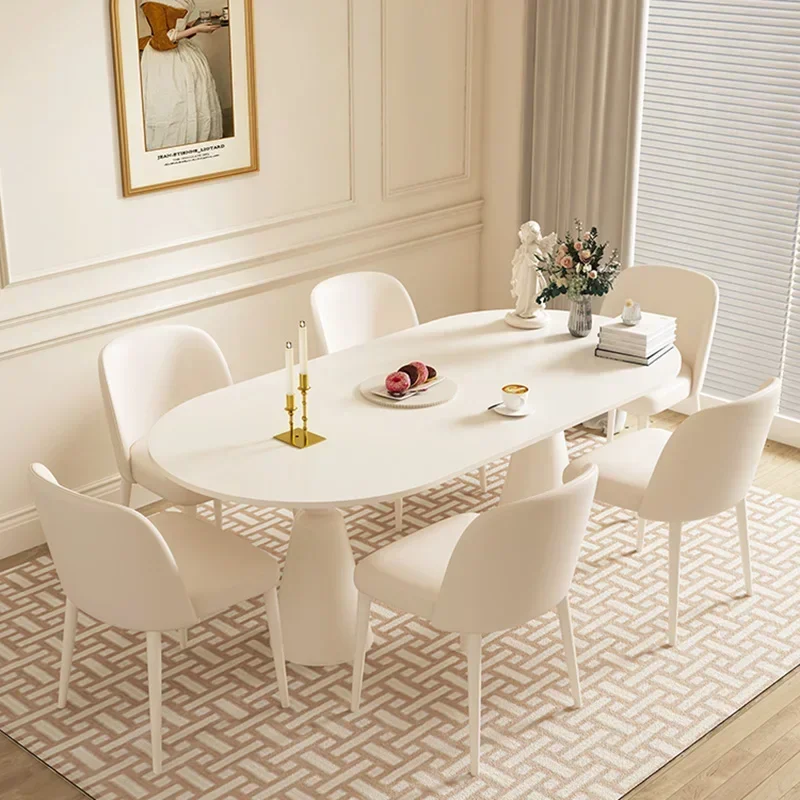 Dressing Dining Table Marble Balcony Nordic Garden Conference Coffee Table Patio Study Mesa Plegable Kitchen Furniture