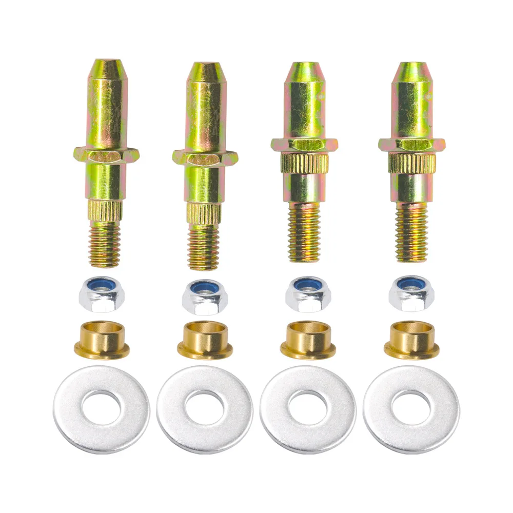 Car Door Hinge Pins And Bushing Kit for Chevrolet Silverado Truck - Replacement Parts for Vehicle Door Functionality