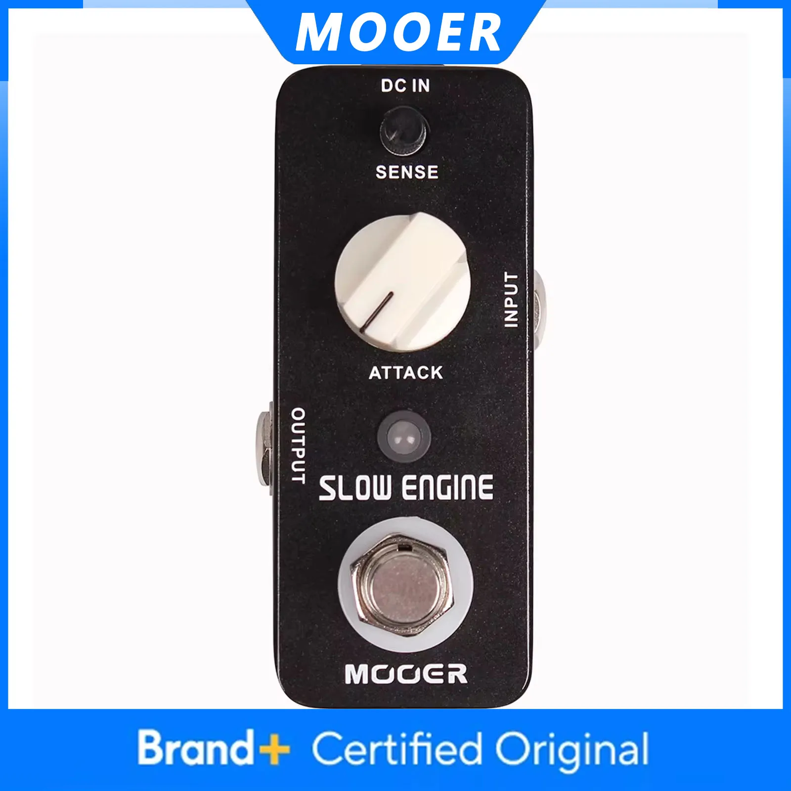 MOOER Guitar Slow Engine Motion Effect Pedal True Bypass Full Metal Shell Guitar Pedal Electric Guitar Bass Parts & Accessories