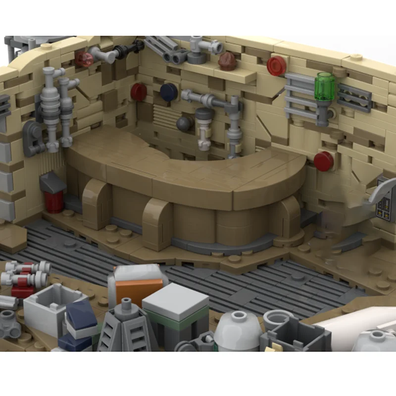 人気スター映画モデル MOC 組み立てブロック ベースワークショップモデル テクノロジーギフト 組み立てDIYセット ホリデーセット おもちゃ