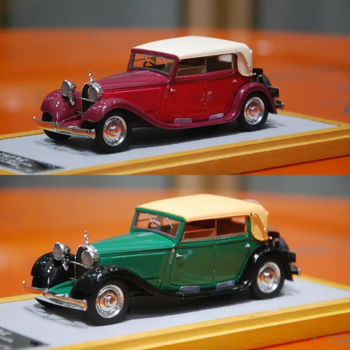 

XEROX 1:43 T46 1929 Vintage Car Limited to 20 Units Worldwide Resin Metal Static Car Model Toys Gift