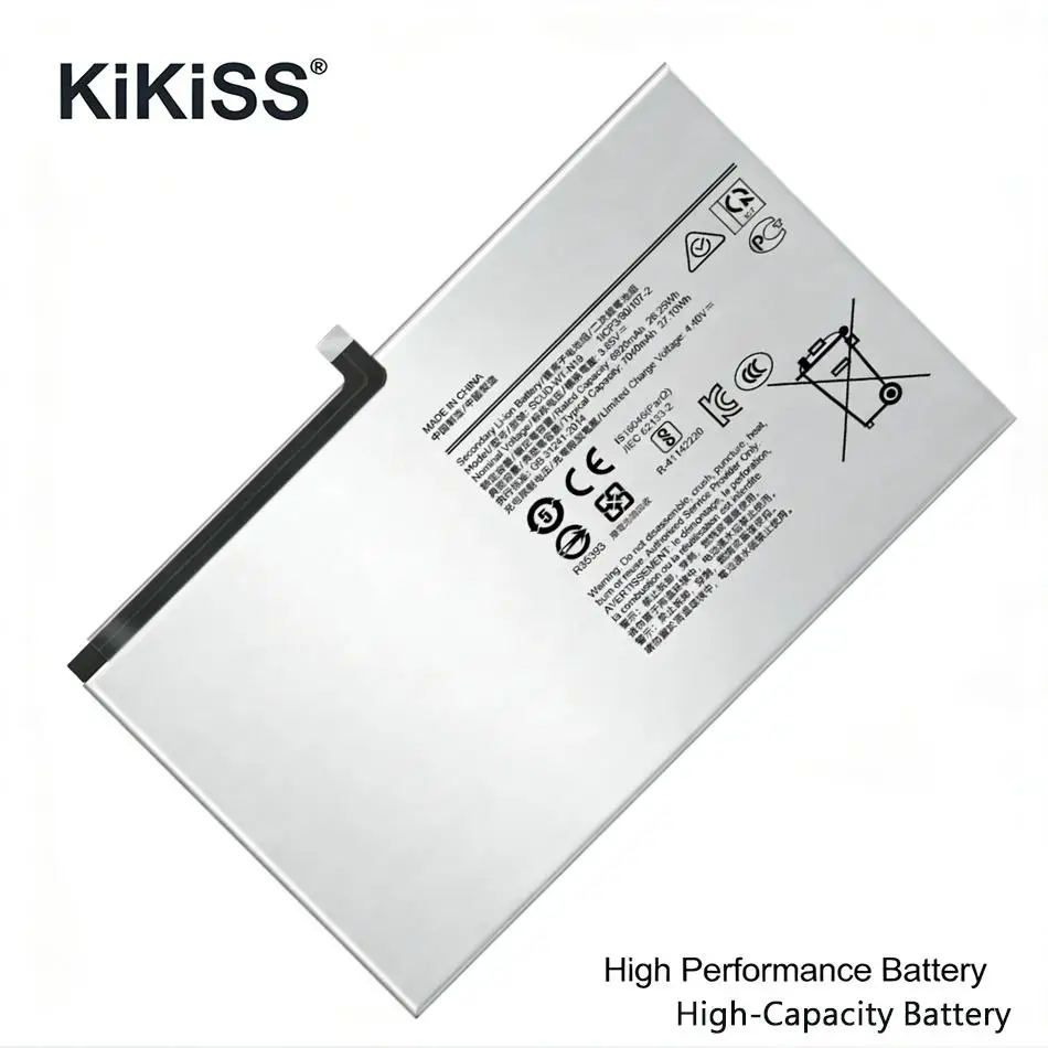 

Tablet Battery For Samsung Galaxy Tab A7 10.4 2020 SM-T500 SM-T505 T505N Scud-WT-N19 T500 7040Mah High Capacity