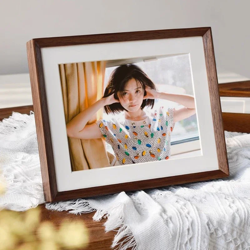 

Modern Solid Wood Photo Frame American Vintage Living Room Bedroom Photo Frame Art Photography of Home Decor Marcos De Fotos FYP