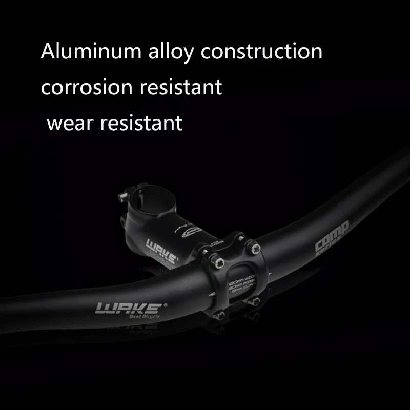 웨이크 31.8MM 자전거 핸들바 알루미늄 합금 바이크 라이저 바 720/780mm 초경량... - 4