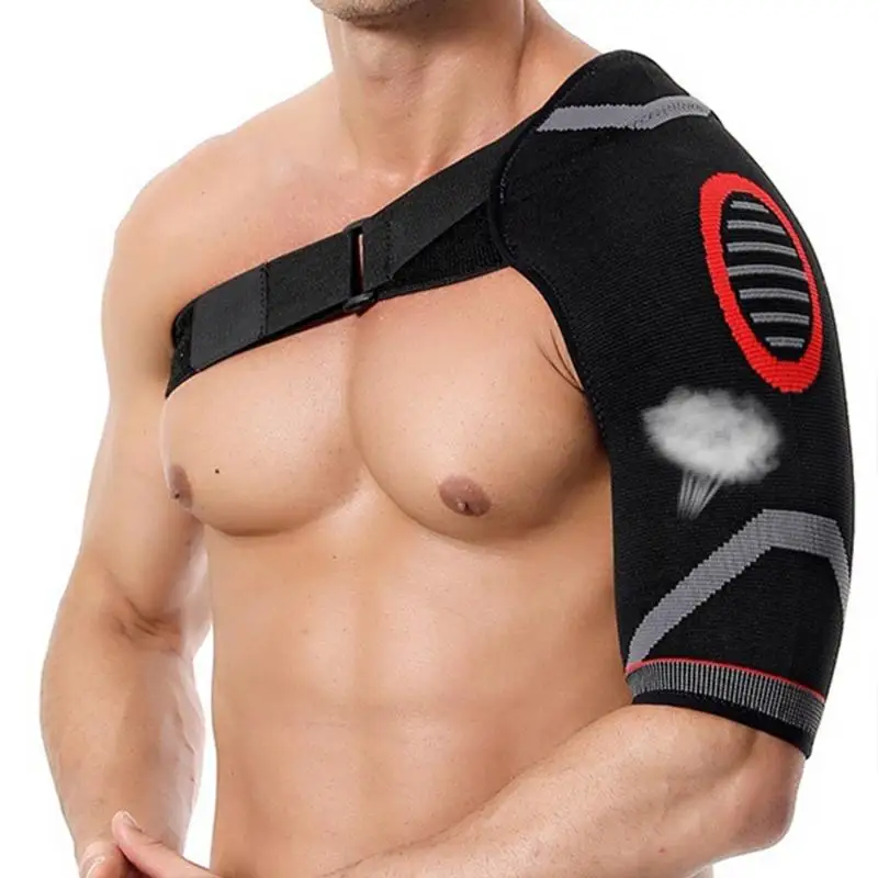 652F Adjustable Shoulder Support Sleeve For Gym Workout Training Injury Prevention