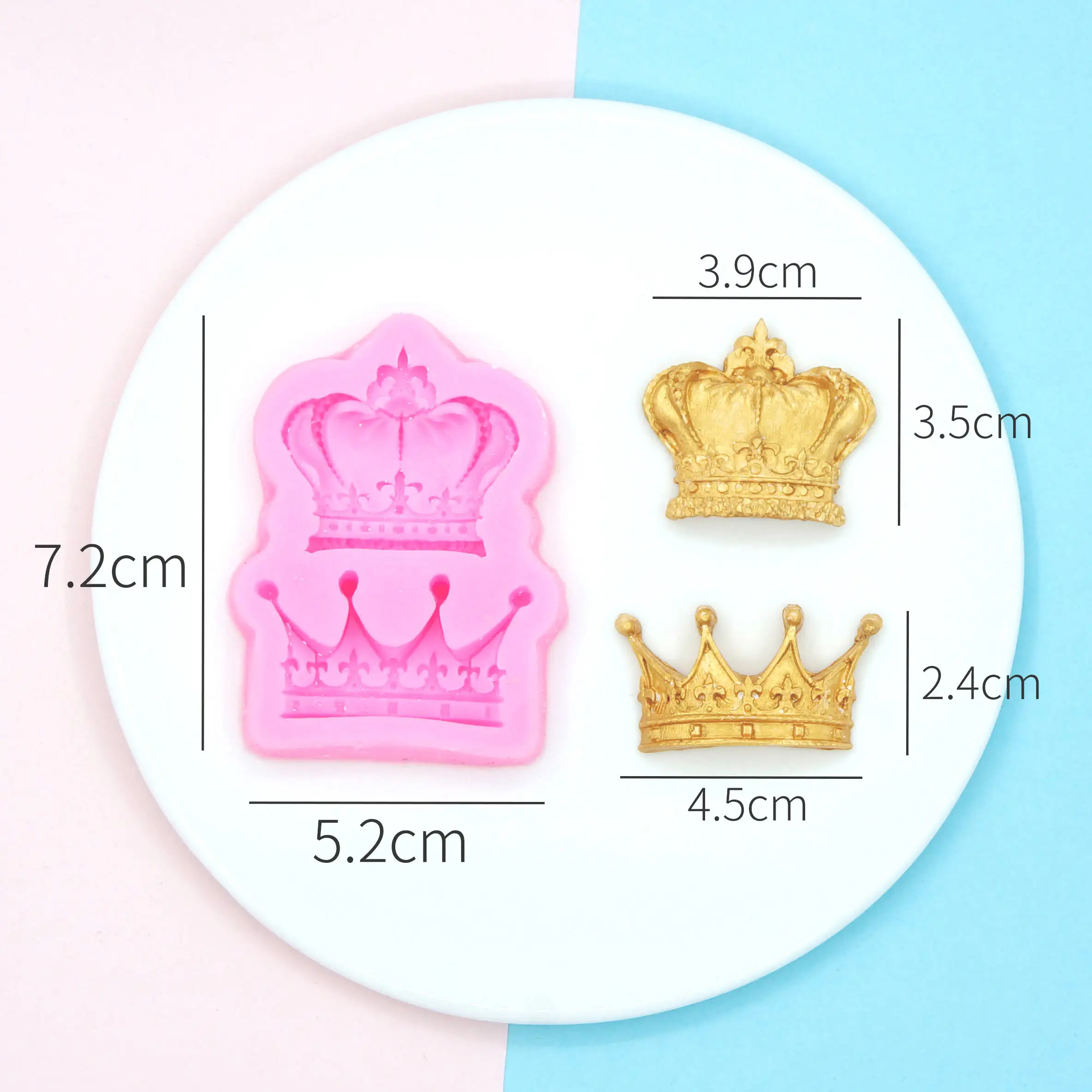 Royal crown silicone fandont mold Silica gel moulds crowns Chocolate molds candy mould wedding cake decorating tools