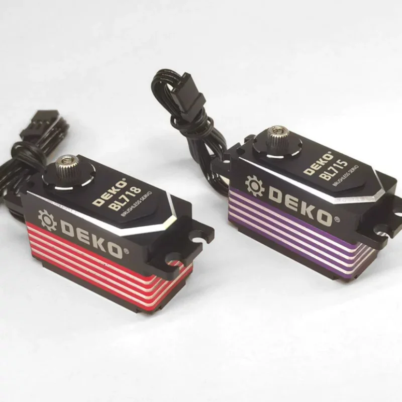 

DEKO 2025 Новый продукт Низкопрофильный бесщеточный стальной зубчатый сервопривод BL718 BL715 Специализированный дрейф-автомобиль с фиксированным крылом