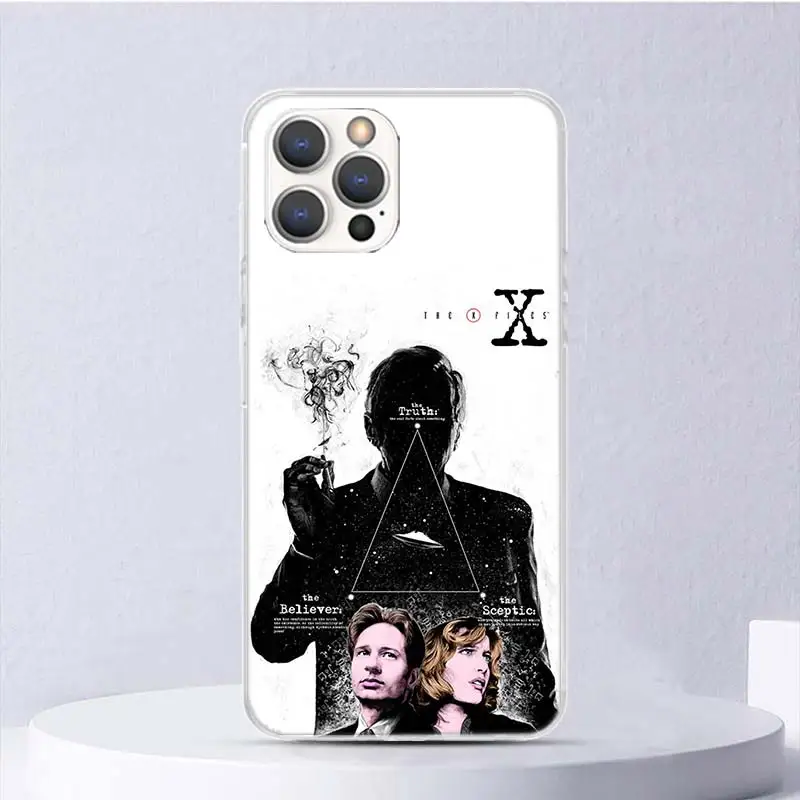 The X Files I Want to Believe Soft Case For iPhone 16 15 Plus 11 12 13 Mini 14 Pro Max Apple Phone Cover X XS XR SE 7 8 SE Coque