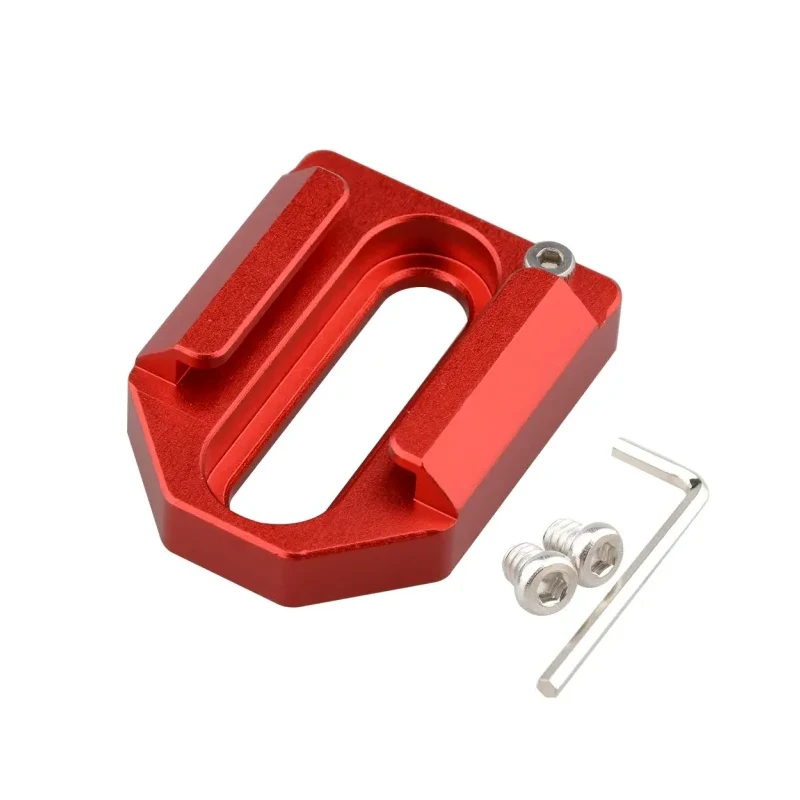 Camvate Cold Shoe Mount Halter mit 1/4 -20 Schrauben zur Befestigung für