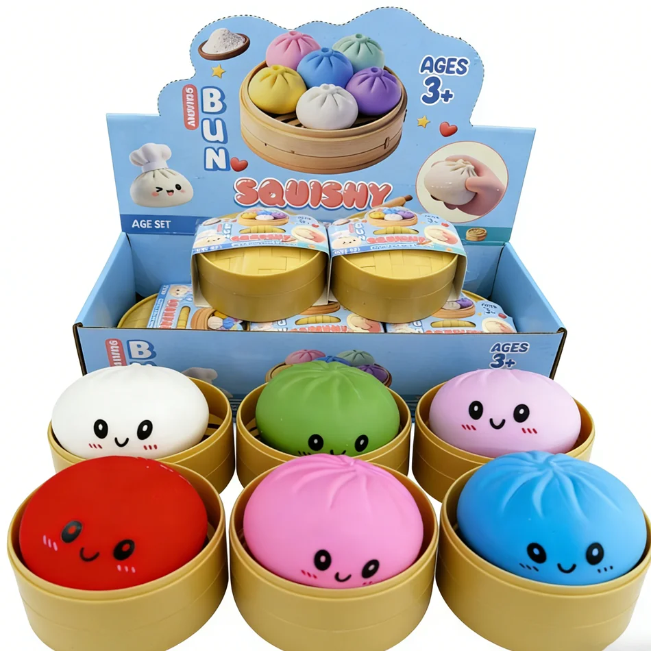 

Красочная имитационная игрушка-пельмень для снятия стресса, мягкая, медленно восстанавливающая форму, антистрессовая, многоразовая, для снятия напряжения