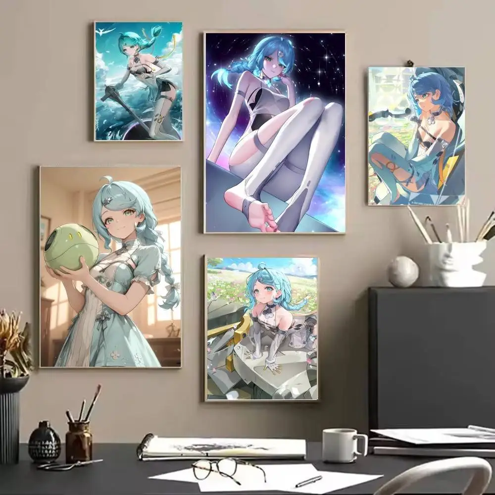 SEED Zenless Zone Zero Game Poster and Prints Wall Art Pictures for Modern Bedroom Game Room Home Decor