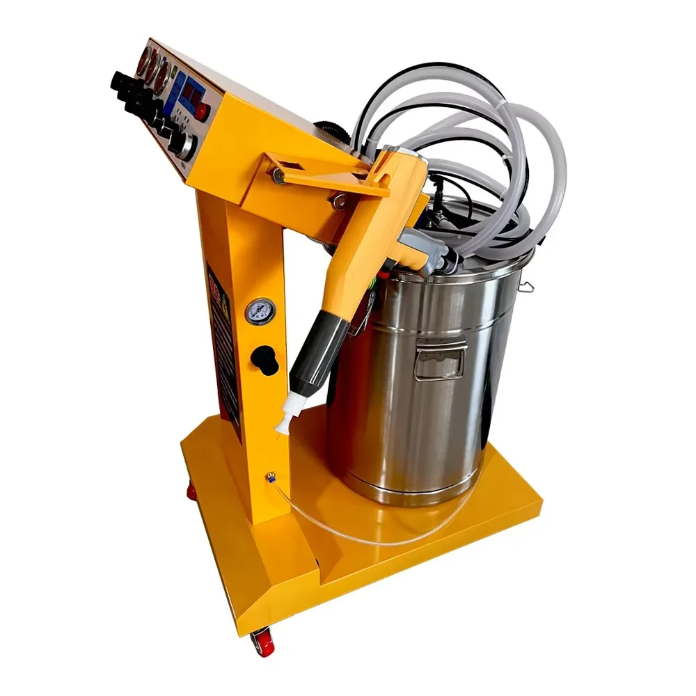 New Condition Automatic Metal Electrostatic Powder Coating Machine For Construction Industries Pump Engine Painting Equipment