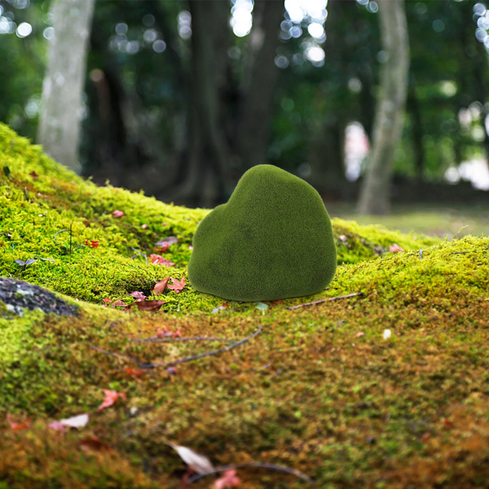حجر صناعي واقعي من فو موس روك لمحاكاة ديكور الحديقة بنفسك، إعداد صغير للمناظر الطبيعية من حجر الطحلب