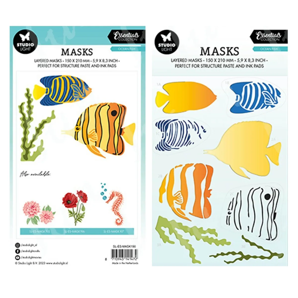 2023 New Ocean Fish Stencils Metal Cutting Dies Sets Scrapbooking New Make Photo Album Paper Card DIY Embossing Craft Supplies