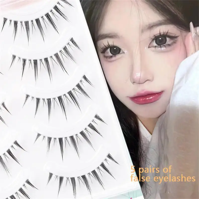 False Eyelashes Thin Invisible Eyelashes Eyelash Extension Grafting 10 Pairs Of Natural Half Eyelashes Using Eyelash Makeup Soft