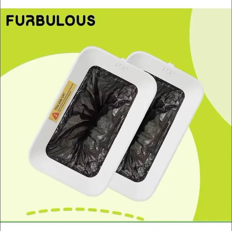 Trash Bag Box Automatic Cat Litter Box Self Cleaning Smart Cat Sandbox Large Capacity Cats Litter Box Accessories Pet Supplies