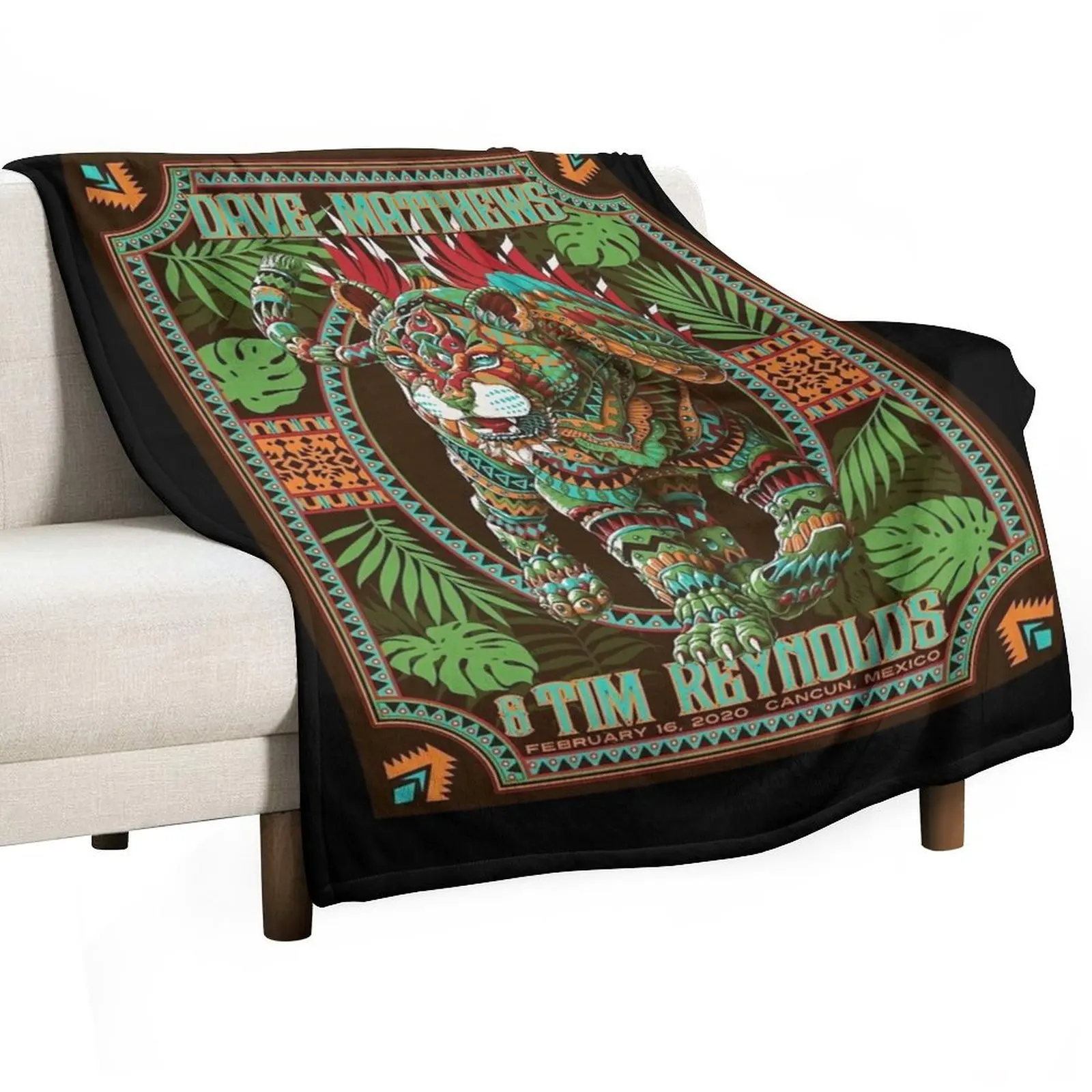 

More Then Awesome DMB16020 And Tim Reynolde Cancun Mexico Halloween Throw Blanket Flannel Fabric Loose Polar Blankets