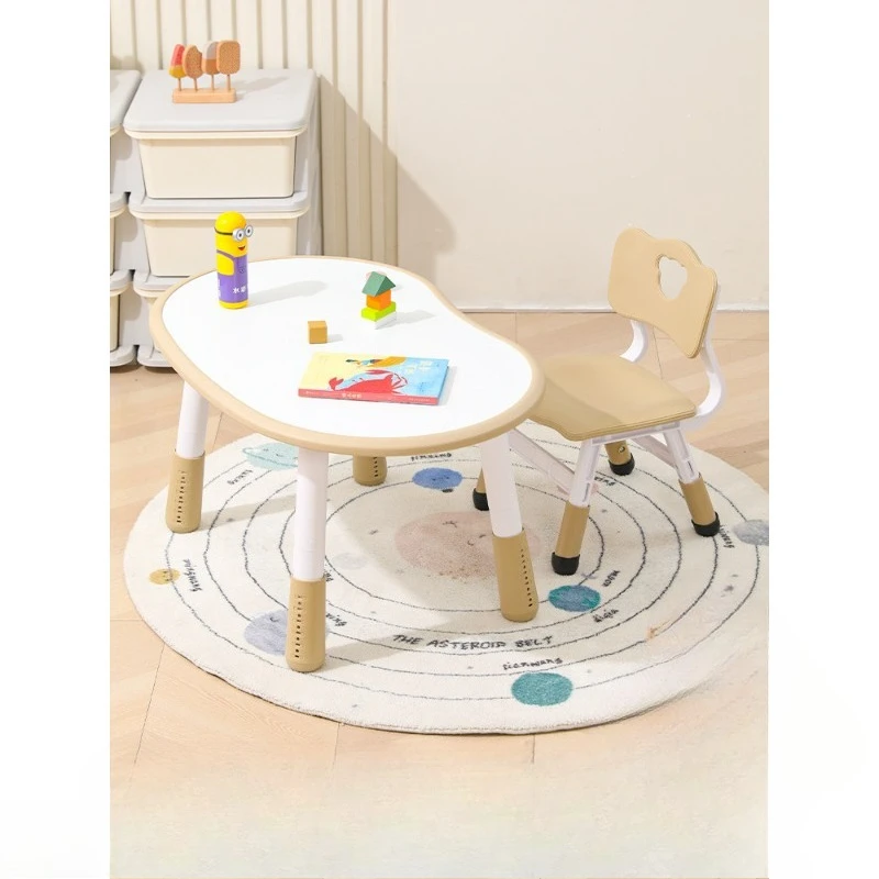 

Детский столик JC для дошкольников: набор стола и стульев для раннего развития, регулируемый по высоте, для дома и чтения