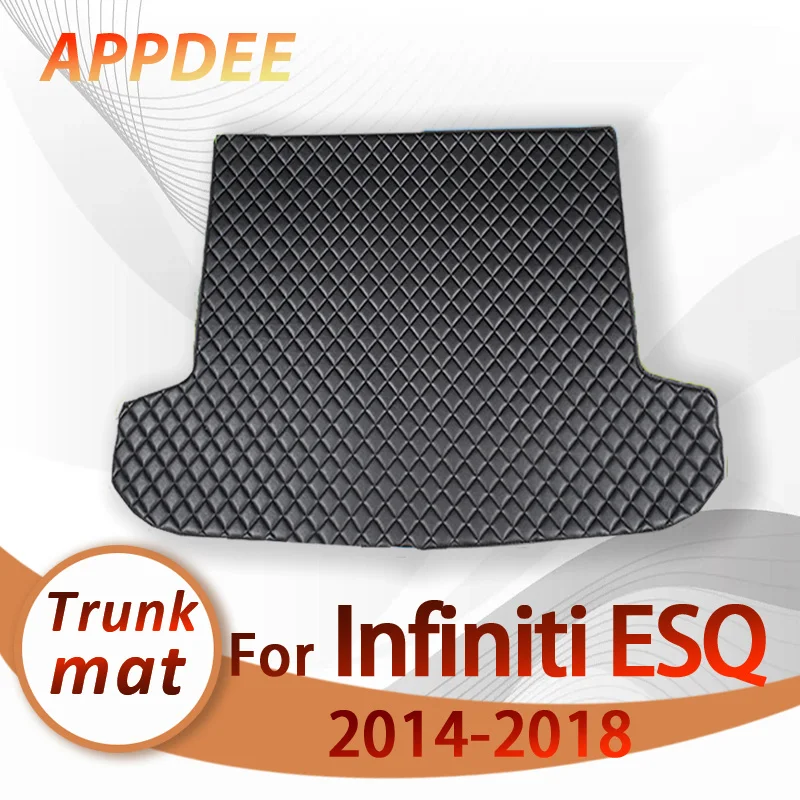 APPDEE Car trunk mat for Infiniti ESQ SUV 2014 2015 2016 2017 2018 cargo liner carpet interior accessories cover