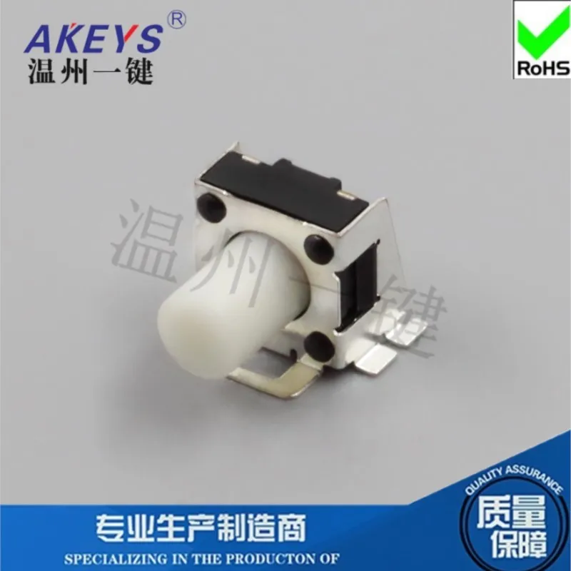 10PCS TS-D031 6*6mm Tactile Switch SMD 2 Pin With Bracket Pressure Switch Tact Switch