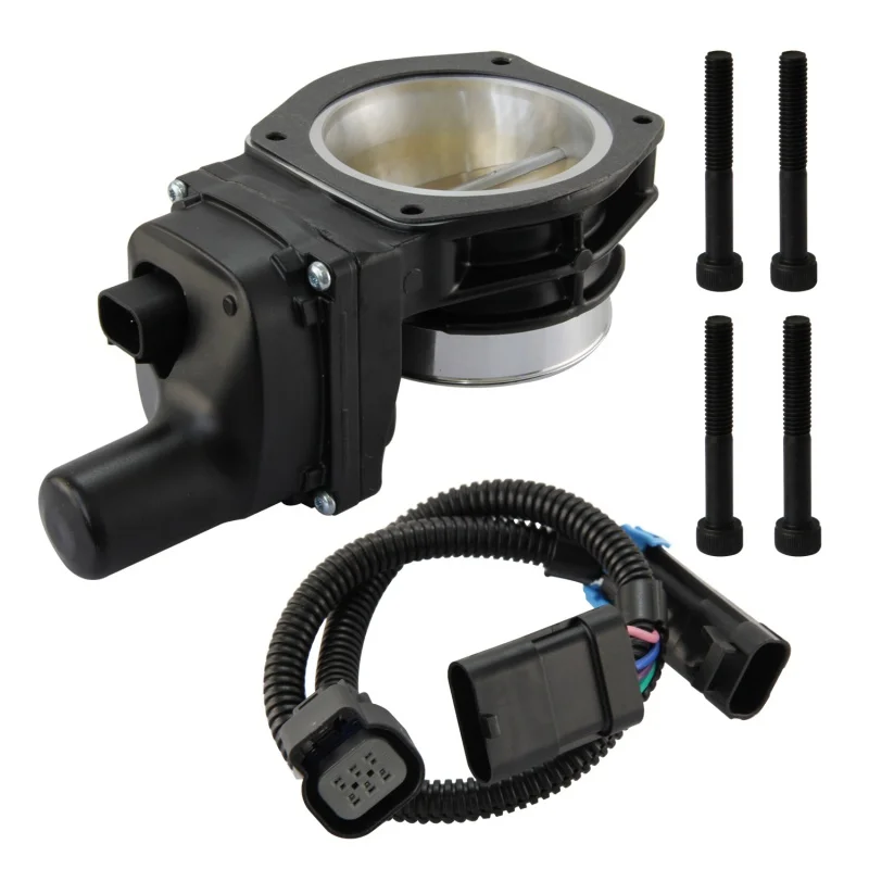 90mm Drive By Wire Throttle Body Assembly Black For Chevy Corvette Pontiac GTO CTS‑V G8 LS3 LS7 L99 6.0L V8 Engine
