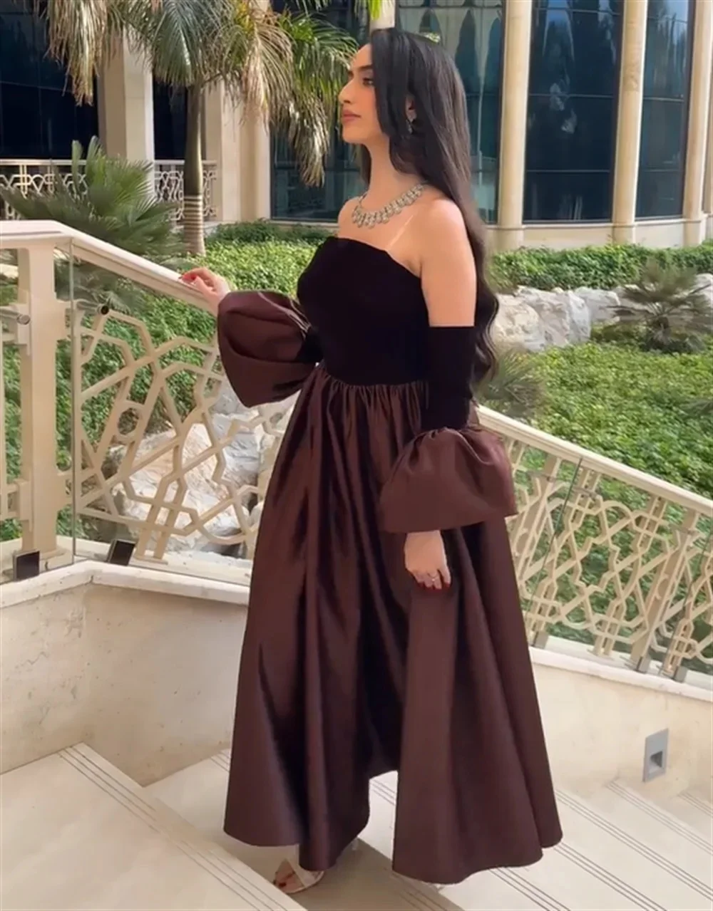 

Strapless Formal Long Bespoke Occasion Gown Evening Dresses Pastrol Unisex Jersey Retro Dubai Saudi Arabic Prom 2026Customized
