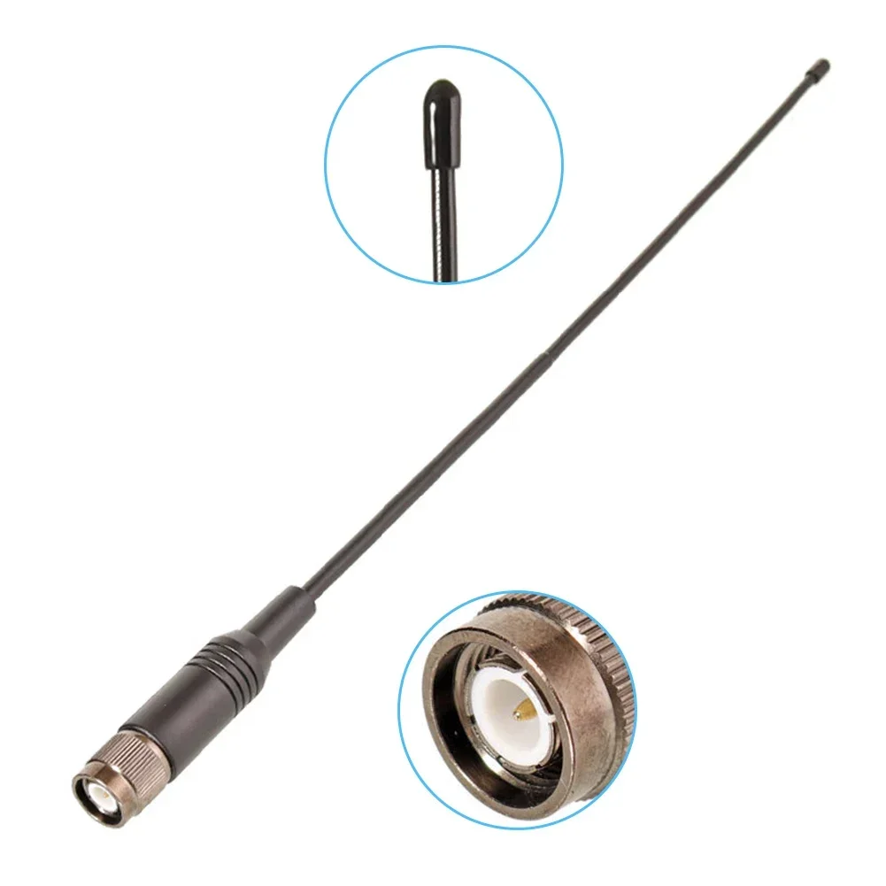 Antena RTK de 433MHZ, conector macho TNC, rango de radiofrecuencia UHF de 400-470 MHz, antena de látigo suave corta, instrumentos de topografía