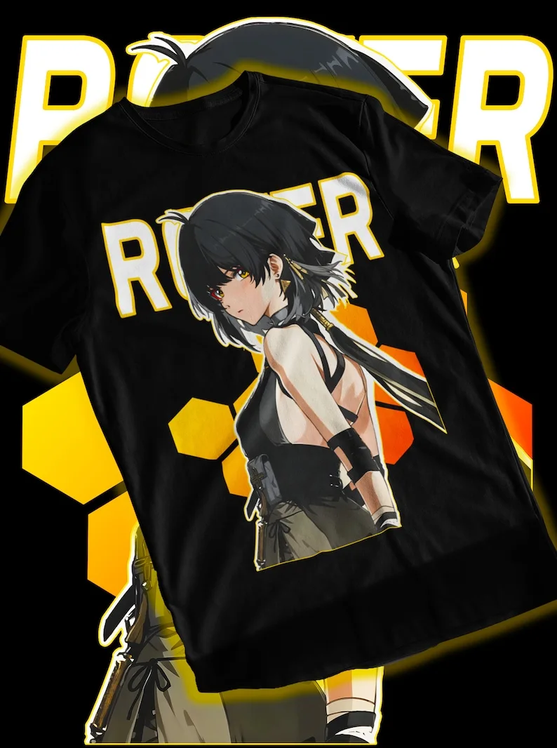 Rover Wuthering Waves Softstyle T-Shirt, Wuthering Waves Shirt, Wuthering Waves, Yinlin Shirt, Anime Girl Shirl, Gamer Shirt, Ga