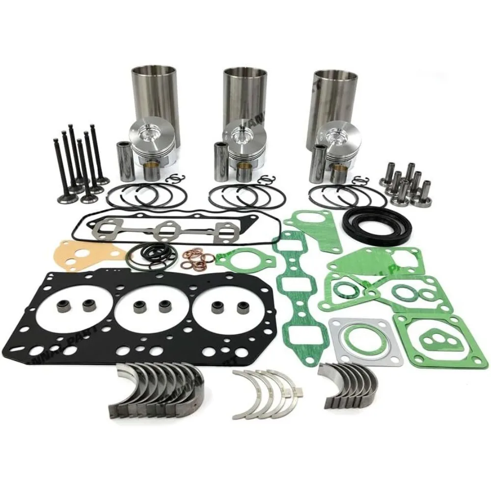 

New 3TNV82 Overhaul Rebuild Kit With Gasket Set For Yanmar Diesel Engine
