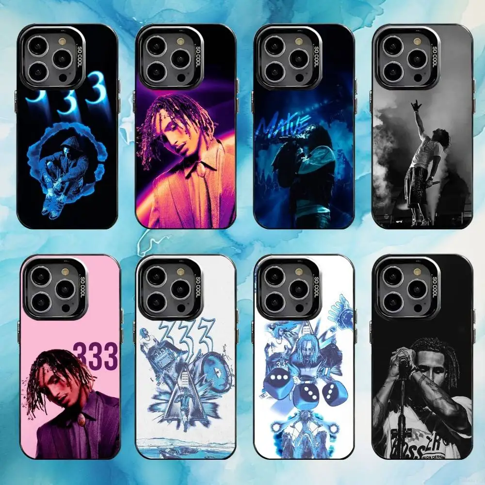 

Singer M-Matue 333 Phone Case For iPhone17,16,15,14,13,12,11 Plus,Pro Max Black Candy silver phone case